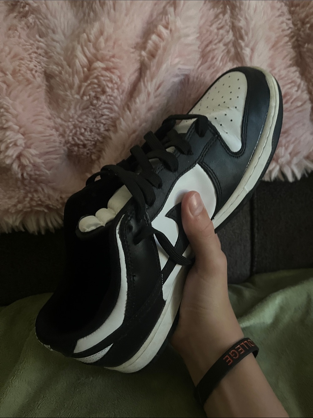 Nike Black and White Low-Top Sneakers